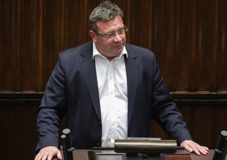 Michał Wójcik Wójcik do opozycji: Od wczoraj jak Hunowie wjechaliście tutaj do tej izby