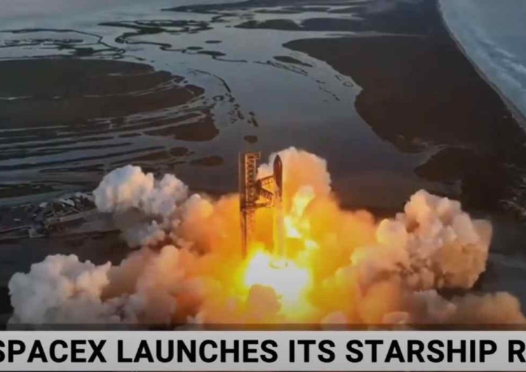 Statek kosmiczny Starship Statek kosmiczny SpaceX poleciał na orbitę, ale coś poszło nie tak 