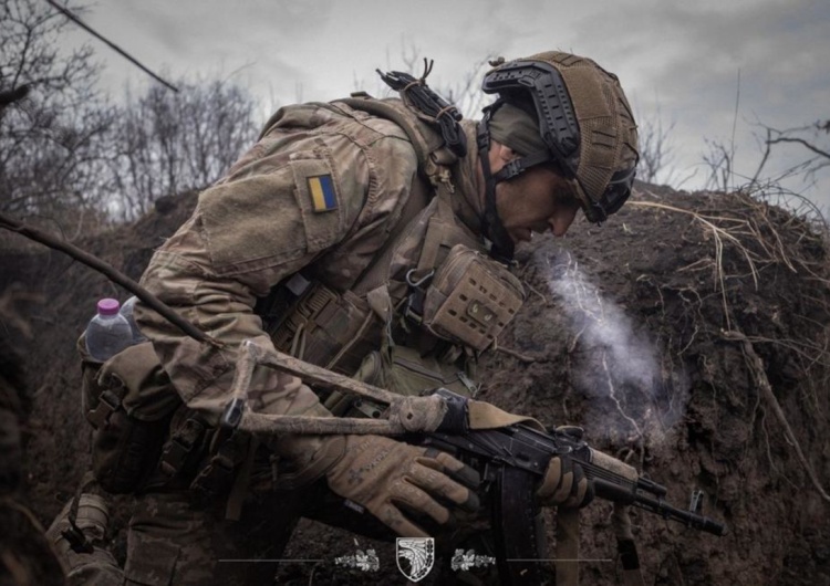 Ukraiński żołnierz w okopie Grzegorz Kuczyński: To może być dla Ukrainy ciężka zima