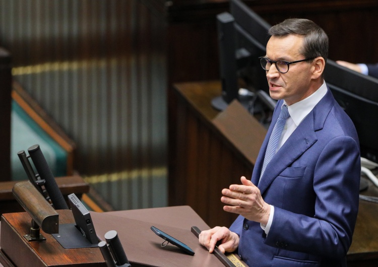 Premier Mateusz Morawiecki Morawiecki przypomniał Tuskowi starą wypowiedź o Rosji. „Czy dalej byście tak powiedzieli?”