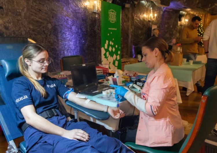  „Podaruj krew, podaruj życie”. Rekordowa zbiórka krwi w Kopalni Soli „Wieliczka”