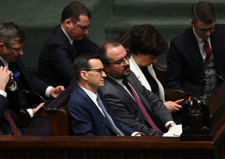 Mateusz Morawiecki Sejm zagłosował nad wotum zaufania dla Mateusza Morawieckiego