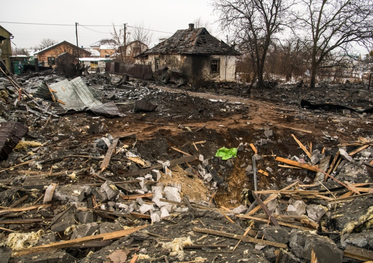 Ukraina. Zniszczenia w Kijowie po ataku rakietowym Ukraina: Zmasowany atak rakietowy na Kijów. Dziesiątki poszkodowanych
