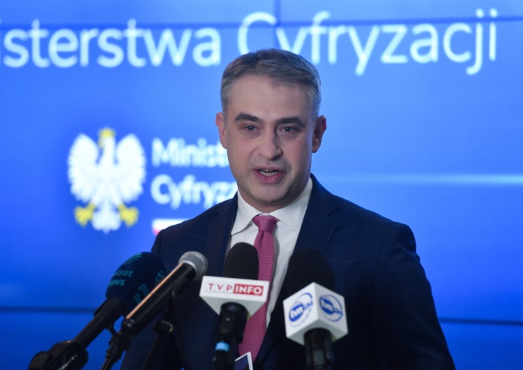 Wicepremier i minister cyfryzacji Krzysztof Gawkowski Strona internetowa nowego ministra cyfryzacji została zhakowana?
