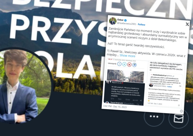 Szafarowicz wskazuje osoby z uczelni, które powinny stanąć przed uczelnianą komisją