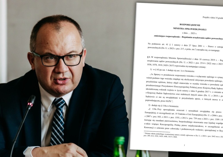 Adam Bodnar, minister ds. sprawiedliwości w rządzie Donalda Tuska Skandaliczny projekt rozporządzenia Adama Bodnara.