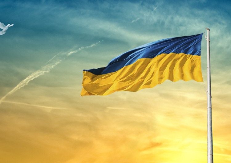 Flaga Ukrainy Słabnie wsparcie Zachodu dla Ukrainy