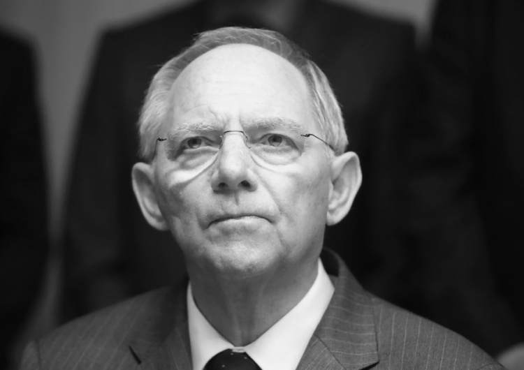 Wolfgang Schäuble Nie żyje były przewodniczący Bundestagu Wolfgang Schäuble
