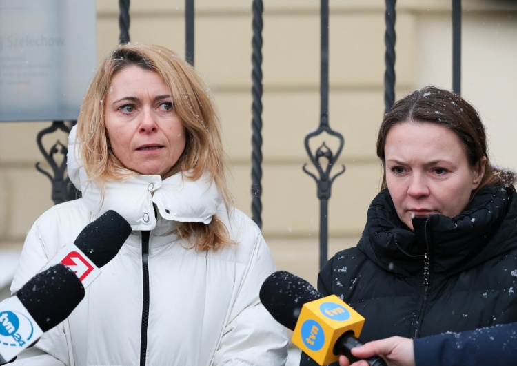 Barbara Kamińska, Roma Wąsik Żony Mariusza Kamińskiego i Macieja Wąsika po spotkaniu z Bodnarem. Jest oświadczenie