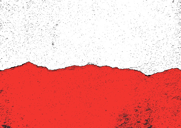 Flaga Polski. Ilustracja poglądowa [Felieton „TS”] Karol Gac: Kto to poskleja?