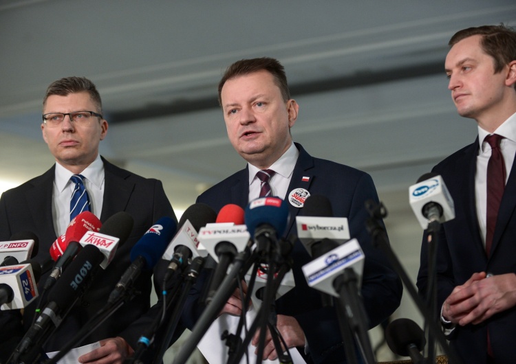 Konferencja posłów PiS i Suwerennej Polski PiS złoży wniosek o wotum nieufności wobec ministra Adama Bodnara