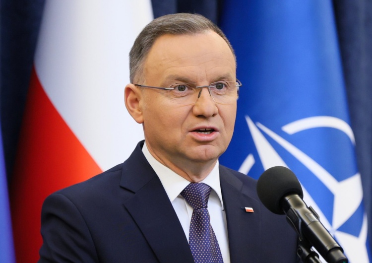 Andrzej Duda Prezydent Duda reaguje na słowa Tuska: Niech pan premier tak nie straszy