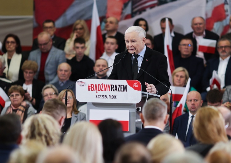 Jarosław Kaczyński Kaczyński w Płocku: Pan Hołownia powinien występować w kabarecie 