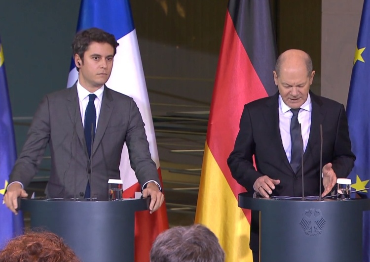 Gabriel Attal i Olaf Scholz Francuzi chcą naprawić stosunki z Niemcami