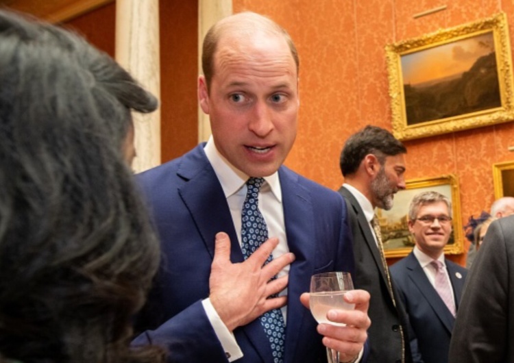 Książę William  Trzęsienie ziemi w Pałacu Buckingham. Książę William przerwał milczenie