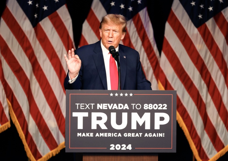 Były prezydent USA Donald J. Trump przemawia w Las Vegas. 08.02.2024 r. Słowa Donalda Trumpa wywołały poruszenie. Znany amerykanista uspokaja i przypomina