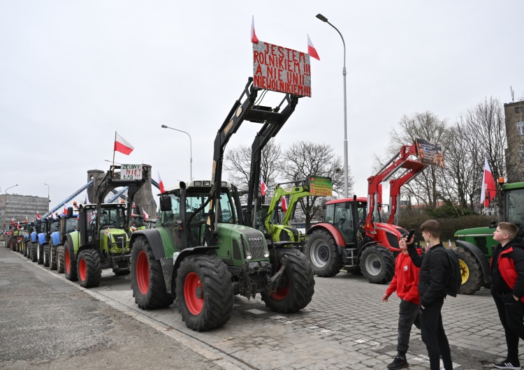 Protest rolników Bruksela boi się rolników