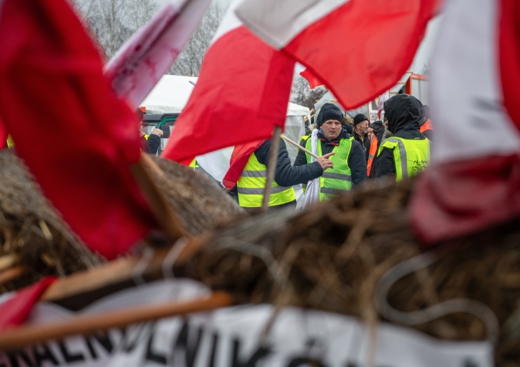 20.02.2024. Protest rolników przed polsko-ukraińskim przejściem granicznym w Dorohusku Solidarność wesprze rolnicze protesty: Zielony Ład to katastrofa