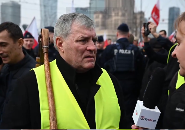 Rolnik: Panie Tusk, weź się pan za robotę i zacznij rządzić tym krajem