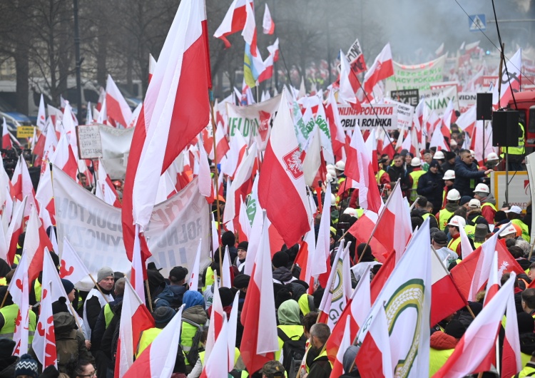  Solidarność na proteście rolników w Warszawie. RELACJA NA ŻYWO!