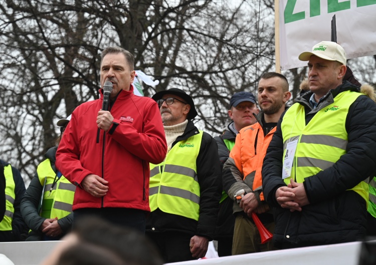 Przewodniczący NSZZ Solidarność Piotr Duda Piotr Duda na proteście rolników: Niemiecki CO2 jest dobry, a polski zły. Nie ma na to zgody!