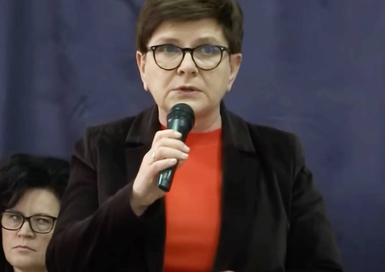 Beata Szydło Beata Szydło: Von der Leyen mówi, że jest dumna z Tuska