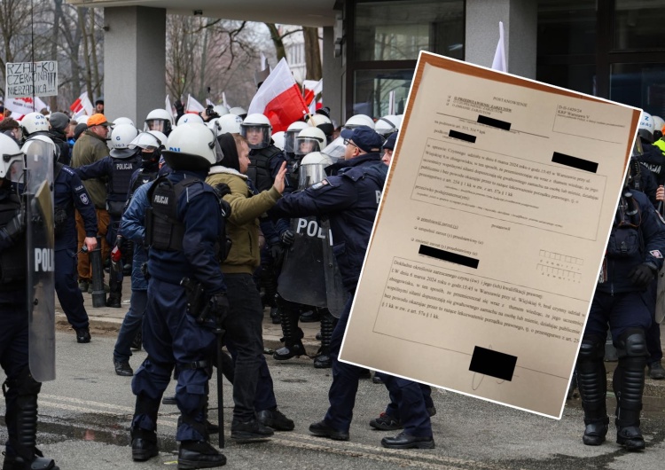 22-latkowi zatrzymanemu w trakcie protestu rolników Policja zarzuca przestępstwo, bo… szedł z tłumem