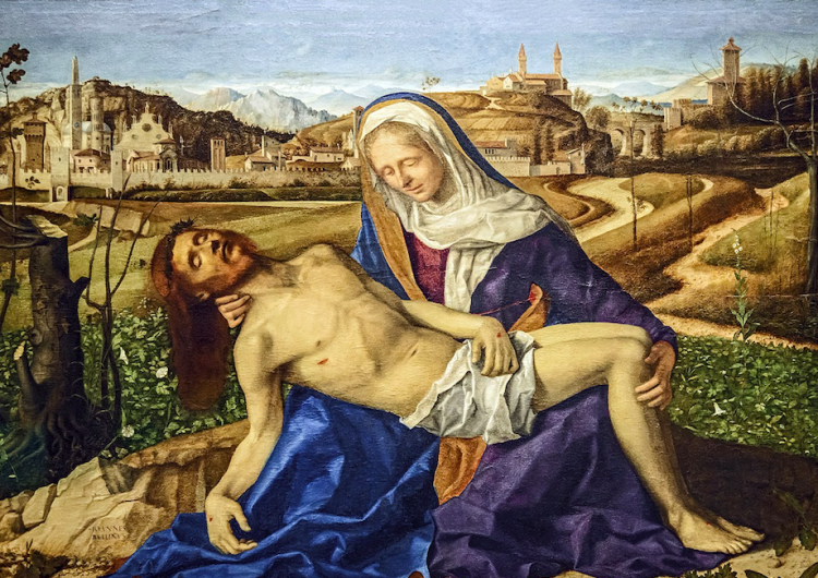 Pietà Martinengo by Giovanni Bellini Wielki Piątek Męki Pańskiej