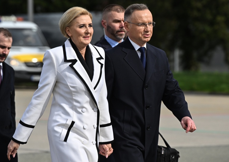 Andrzej Duda i Agata Kornhauser-Duda Prezydent Andrzej Duda rozpoczyna wizytę w Stanach Zjednoczonych