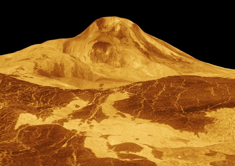Artystyczna wizja krajobrazu Wenus Przełomowe badania: Polak wpadł na trop życia na Wenus?