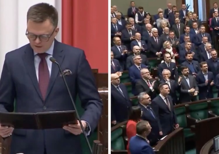  Te słowa Hołowni PiS nagrodził brawami. A Koalicja 13 grudnia nie [WIDEO]