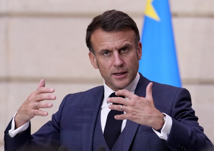 Emmanuel Macron Co jeśli Rosja przełamie front na Ukrainie? Macron zabiera głos