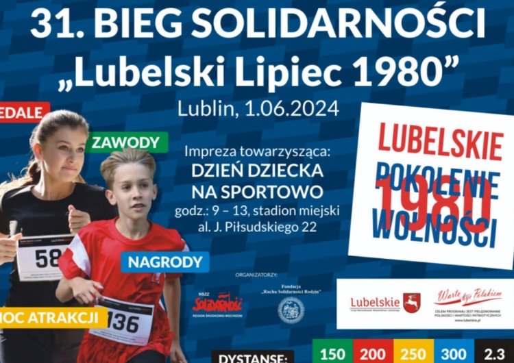  Ruszyły zapisy na Bieg Solidarności „Lubelski Lipiec 1980”