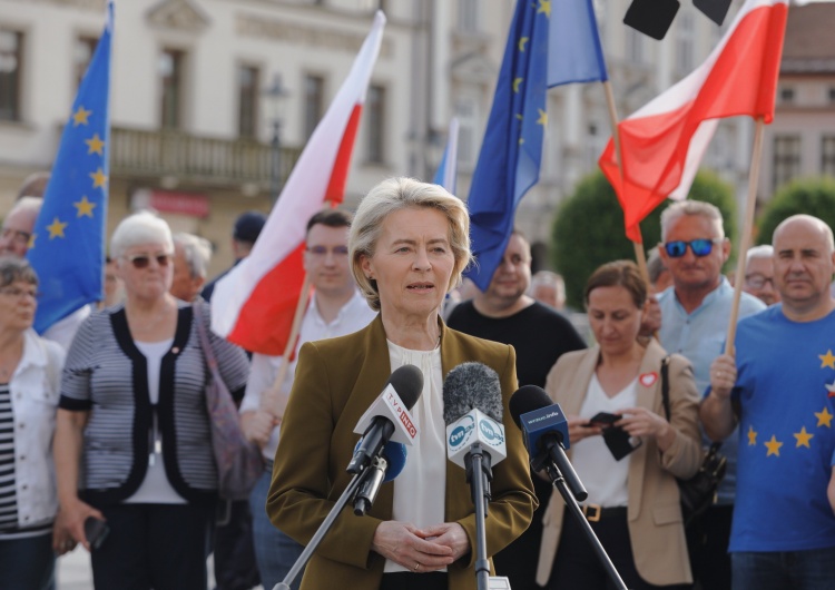 Ursula von der Leyen Szefowa KE: Chcę budować z Tuskiem koalicję na rzecz silnej Europy