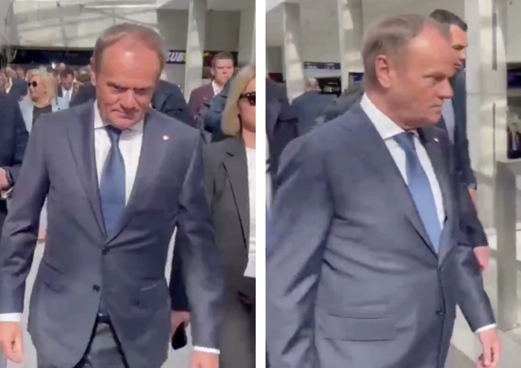 Premier Donald Tusk pytany przez dziennikarza Telewizji Republika Zobacz reakcję Tuska na pytania o Zielony Ład i demonstrację Solidarności 10 maja [WIDEO]