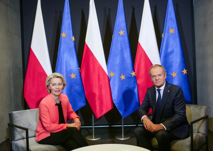 Ursula von der Leyen, Donald Tusk Wizyta Ursuli von der Leyen w Polsce. „To są jakieś jaja” [WIDEO]