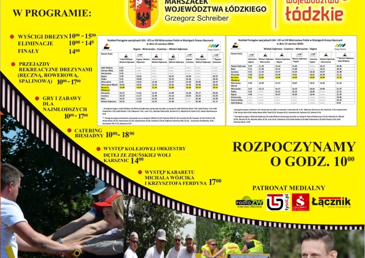 Zbliżają się VIII Mistrzostwa Polski w Wyścigach Drezyn Ręcznych