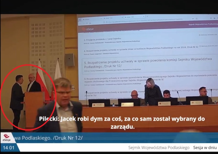 Rozmowa radnych PO [WIDEO] Nagrano kompromitującą rozmowę radnych PO. „Niech on teraz spier***a”