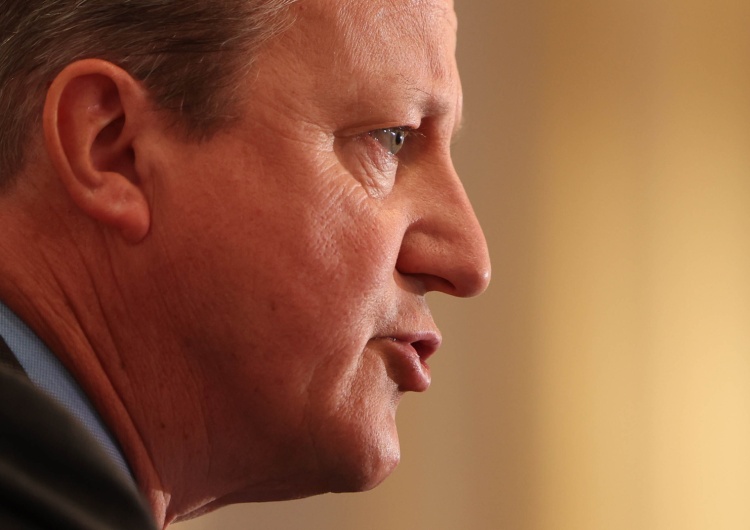 David Cameron Minister Cameron zabrał głos na temat zachodniej broni dla Ukrainy