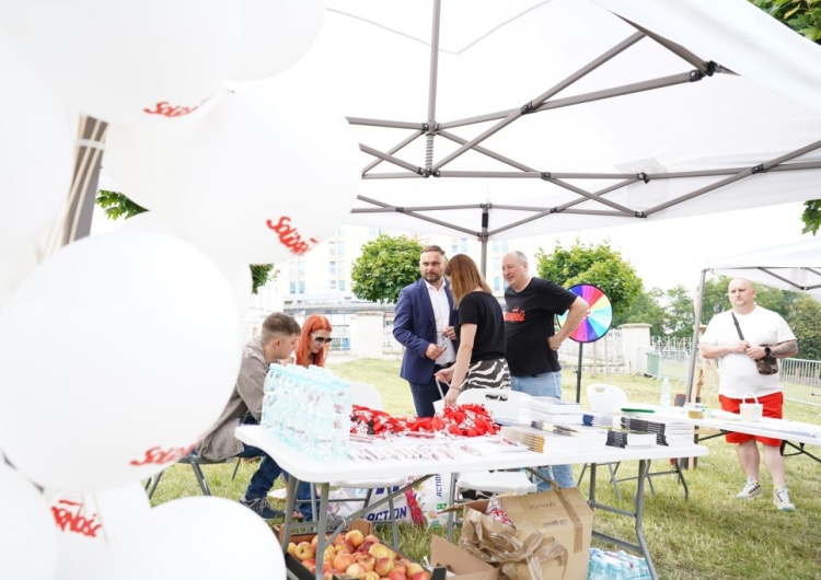 Stoisko Solidarności podczas Dni Łomży Dni Łomży z Solidarnością