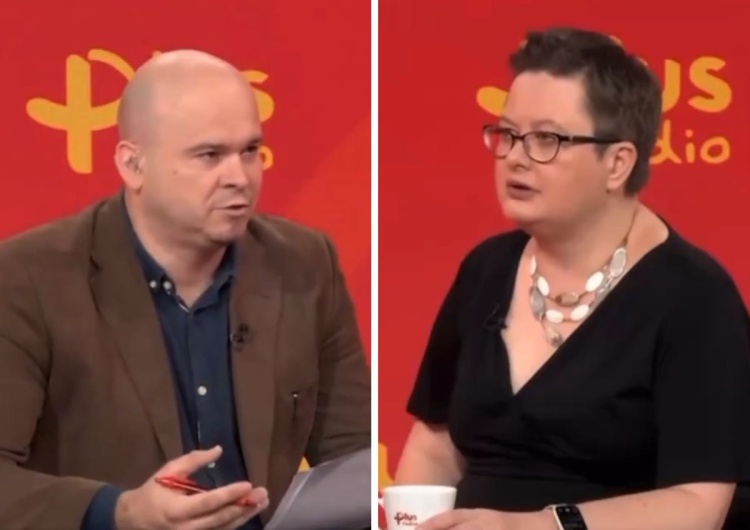 Dziennikarz Jacek Prusinowski i wiceminister Katarzyna Lubnauer Rząd nie wie, czy Ukraińcy pobierający 800 plus przebywają w Polsce? Dziennikarz przepytał wiceminister