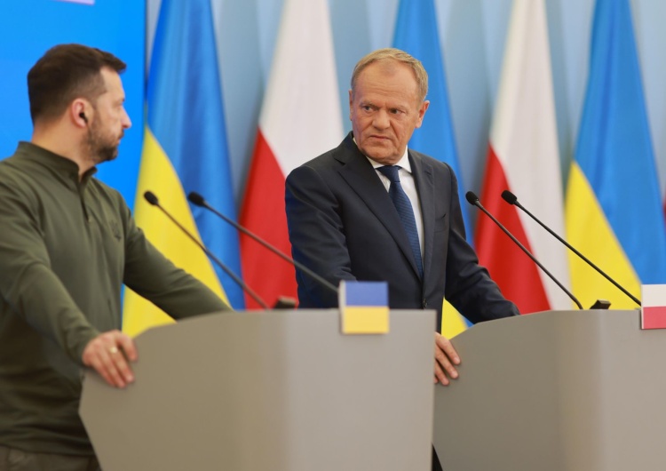 Wołodymyr Zełenski, Donald Tusk