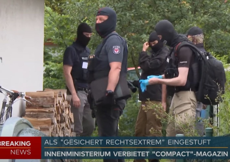 Niemieckie władze zdelegalizowały prawicowe pismo