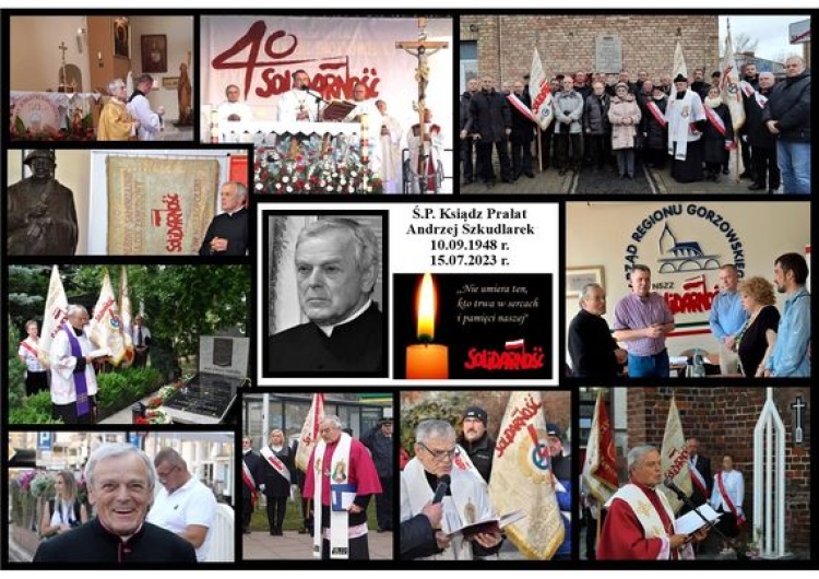 Gorzowska Solidarność uczciła pierwszą rocznicę śmierci swojego kapelana