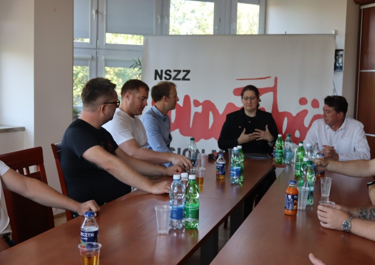 Wizyta norweskich związkowców w siedzibie Zarządu Regionu Małopolskiego NSZZ