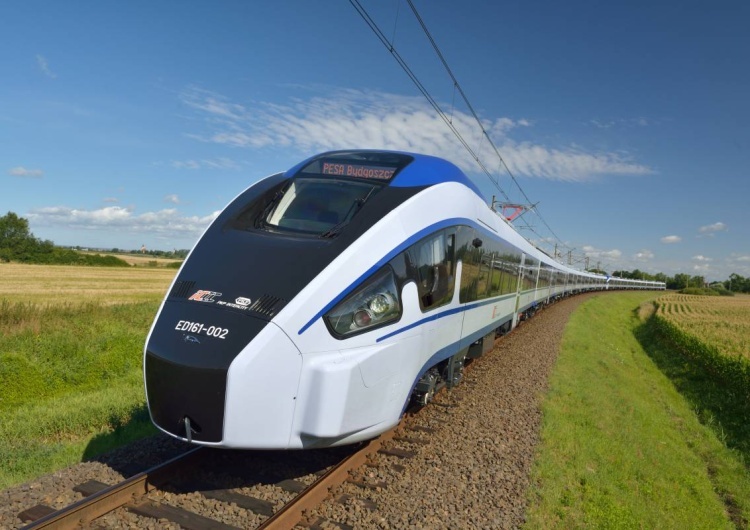 Pociąg PESA / zdjęcie poglądowe PESA i Talgo chcą razem budować pociągi dla Kolei Dużych Prędkości w Polsce