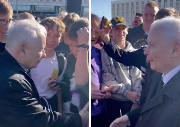 Jarosław Kaczyński spotkał się z młodzieżą