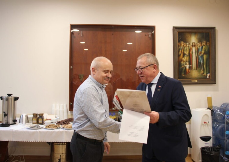 Sławomir Banczarowski i Marian Król Sławomir Banczarowski przewodniczącym Odziału Lubartów NSZZ
