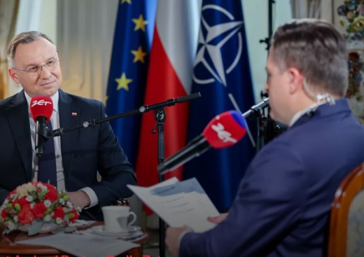 Prezydent Andrzej Duda podczas wywiadu z Radiem Zet 29 października Andrzej Duda jednoznacznie: Kosiniak-Kamysz byłby lepszym premierem niż Tusk  