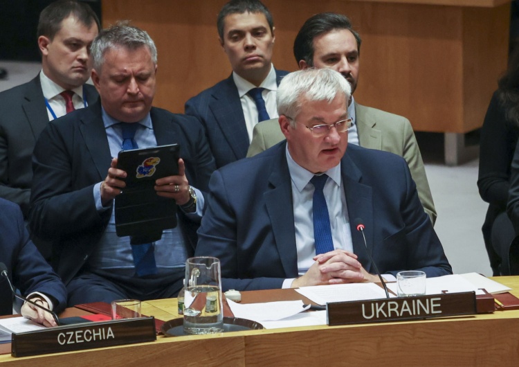 Szef MSZ Ukrainy Andrij Sybih ONZ: Komentarze po decyzji USA ws. Ukrainy.